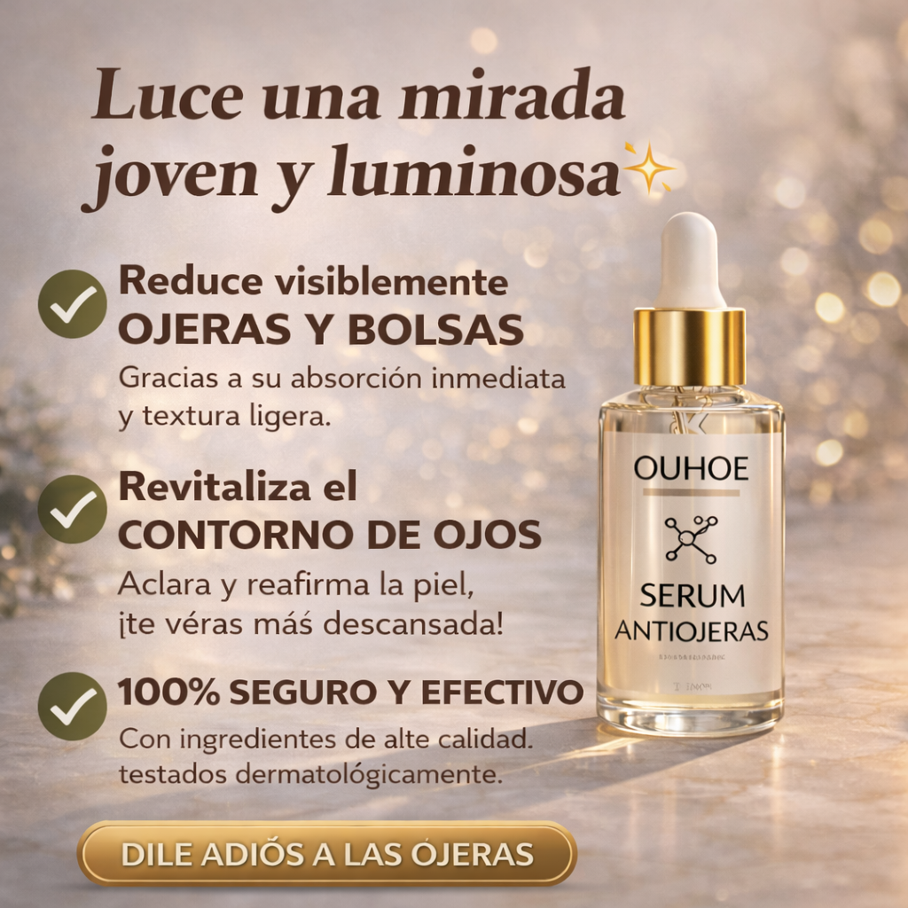 1+1 gratis Sérum Anti-Ojeras – DILE ADIOS A LAS OJERAS