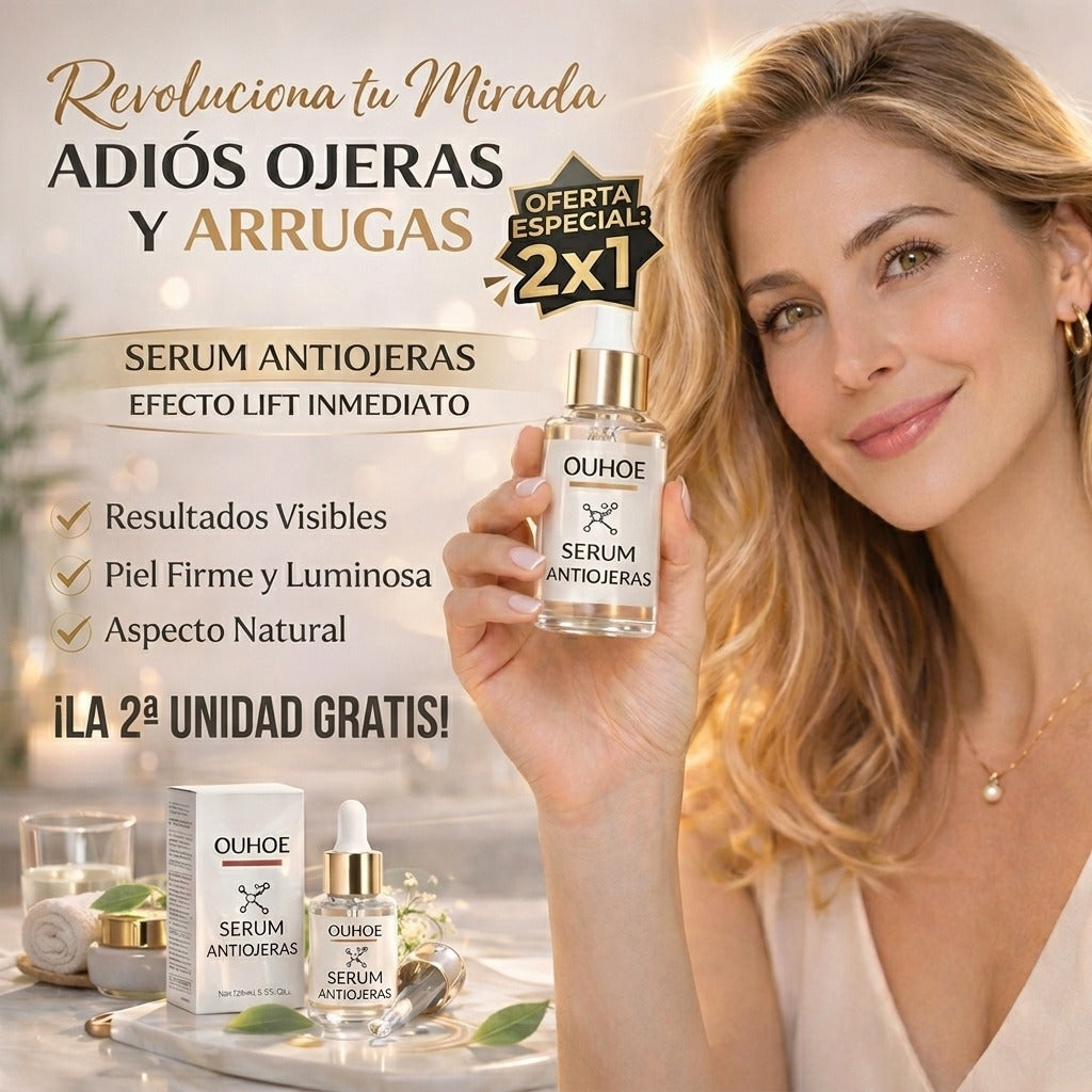 1+1 gratis Sérum Anti-Ojeras – DILE ADIOS A LAS OJERAS